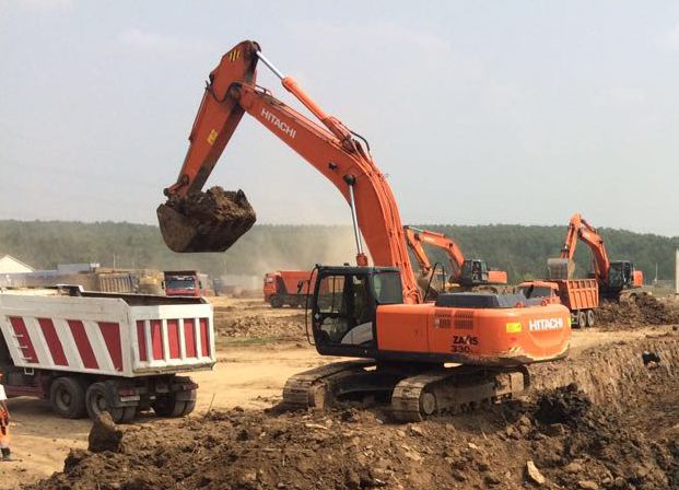 погрузка и вывоз грунта вывоз грунта; погрузка грунта на машины