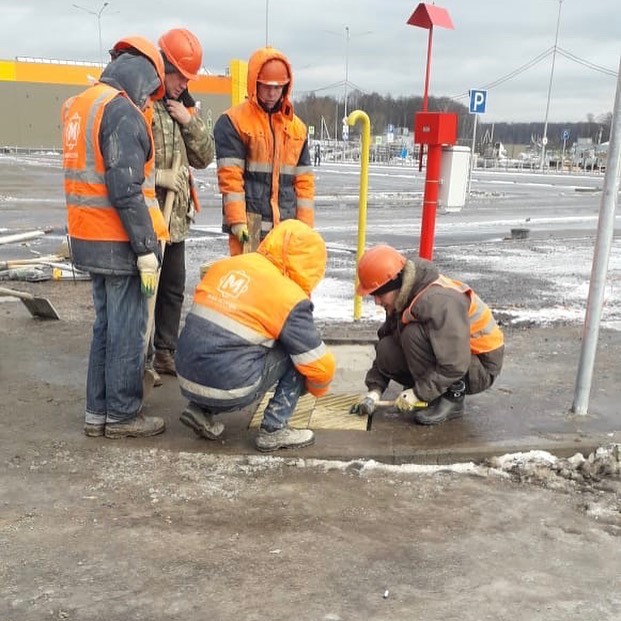 укладка тактильной плитки