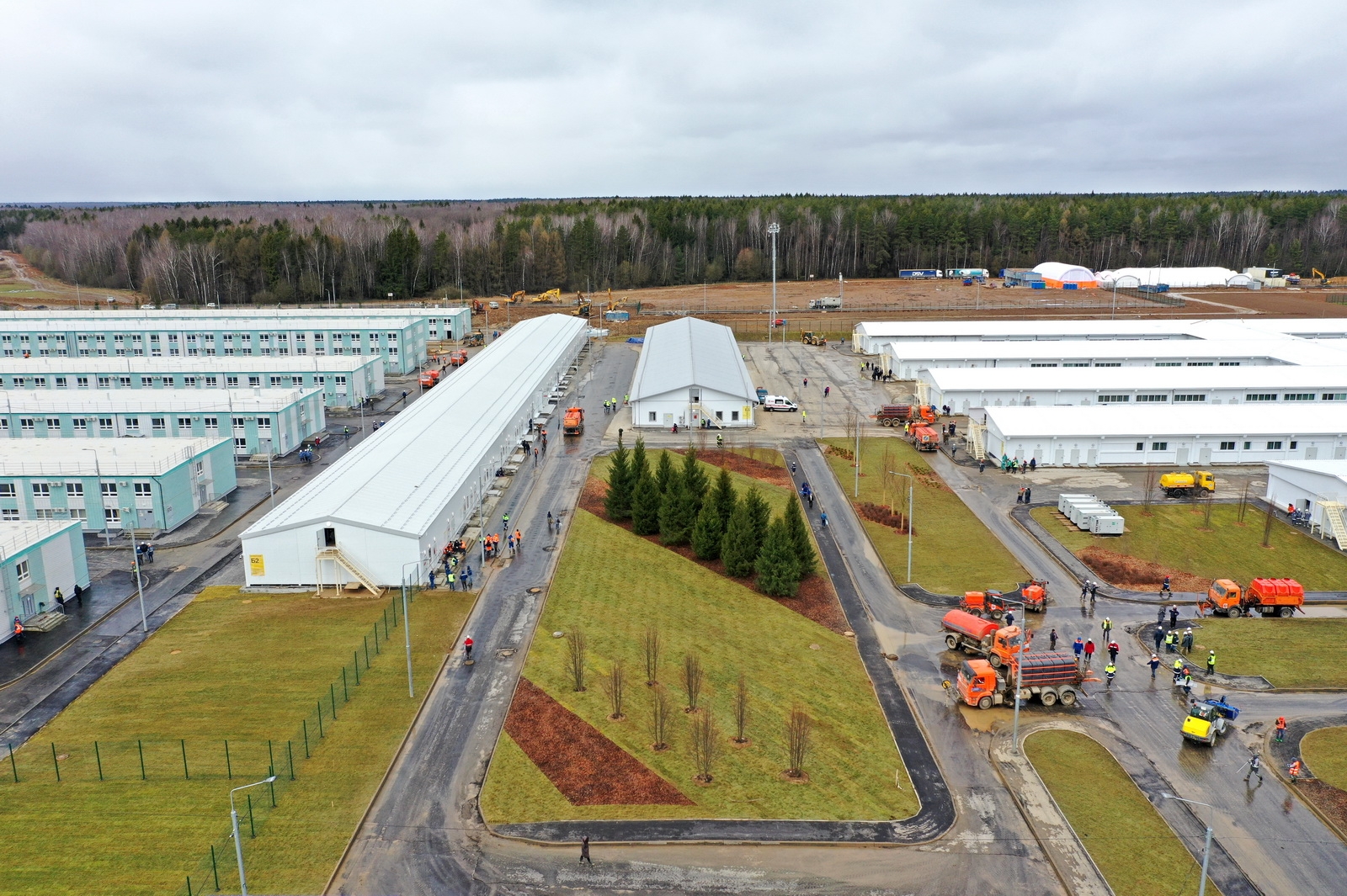 Благоустройство территории инфекционная больница