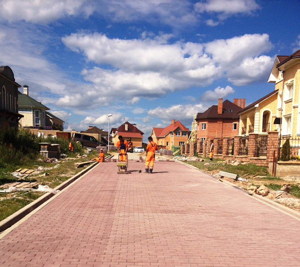 укладка тротуарной плитки